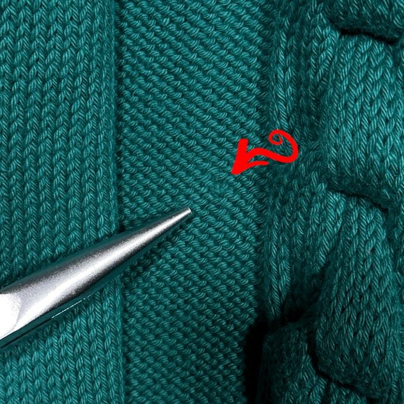 Pure Open Front Handknit Green Jacket Size XS/S - Picture 7 of 15